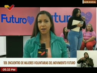 Realizan el "Primer Encuentro de Mujeres Voluntarias del Movimiento Futuro" en el edo. Miranda