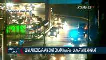 Arus Balik Lebaran, Jumlah Kendaraan di GT Cikatama Arah Jakarta Meningkat