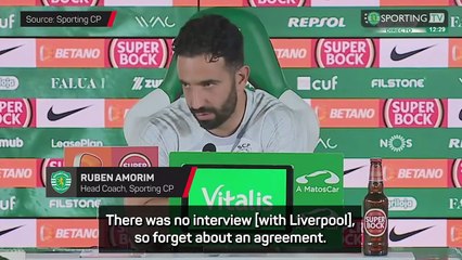Amorim clarifies stance on Liverpool reports