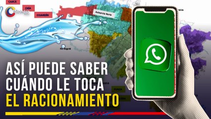 Conozca cuándo le corresponde el racionamiento de agua en Bogotá vía WhatsApp