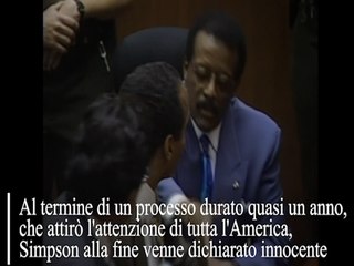 La video-ricostruzione della vicenda giudiziaria di O.J. Simpson, sfuggito all'accusa di omicidio