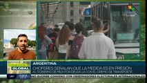 Transportistas suspenden actividades en un 80% en Buenos Aires