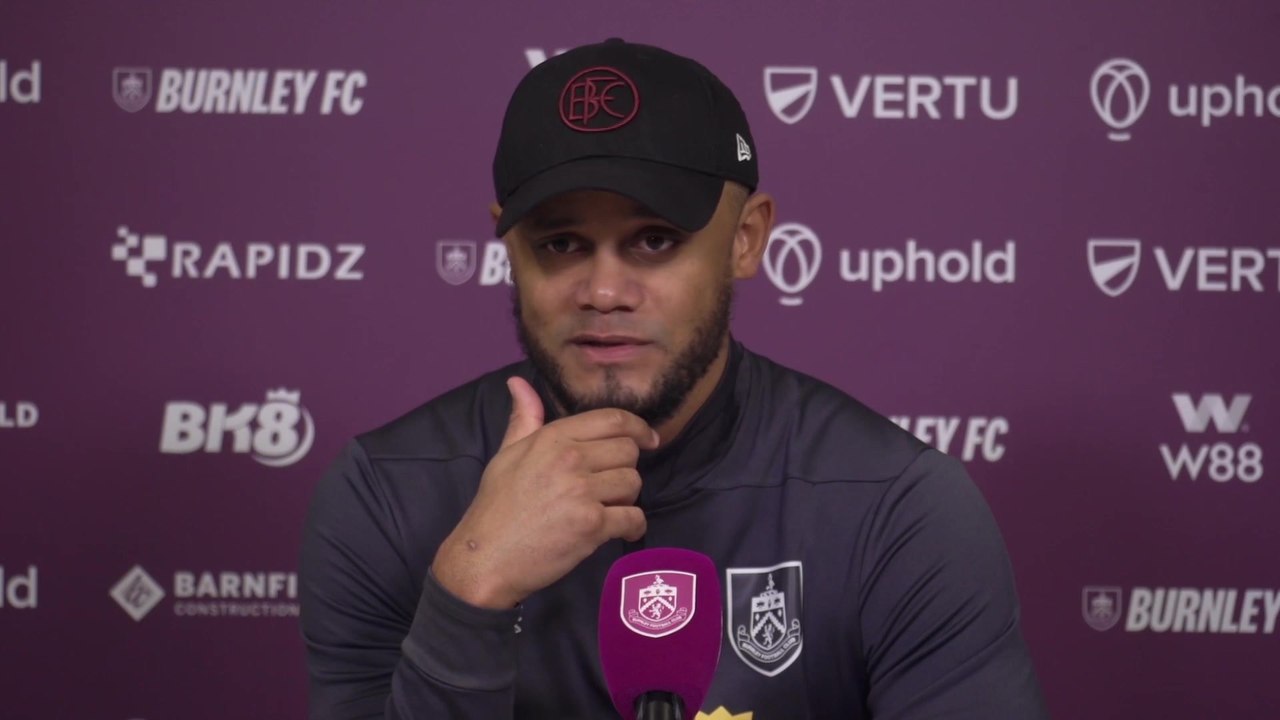 Burnley's Kompany on challenge of facing Brighton and relegation battle (Full Presser)