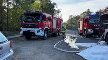 Groźny pożar w hurtowni na Botanicznej we Włocławku 2
