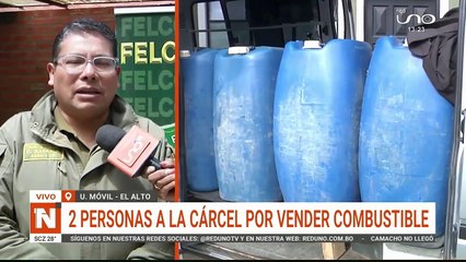 Enviados a la carcel por vender combustible