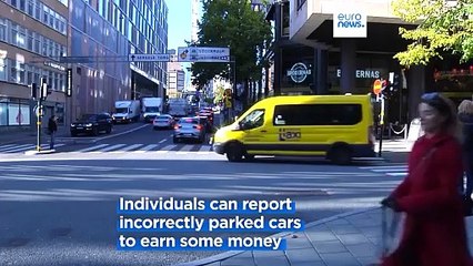 New app launched in Sweden which lets users tip off wrongly parked cars to earn money