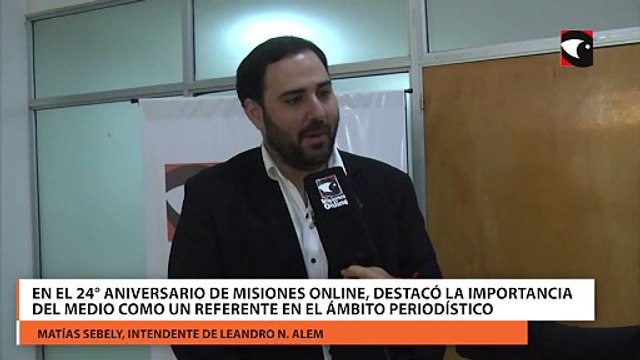 En el 24° Aniversario de Misiones Online, destacó la importancia del medio como un referente en el ámbito periodístico