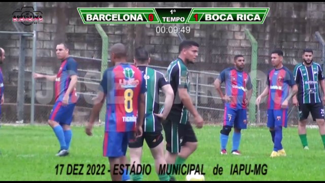 17 DEZ 2022 - BARCELONA 3X5 BOCA RICA em IAPU -VIDEO COMPLETO
