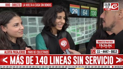 Paro de colectivos: ¿Cómo vuelve la gente a casa?