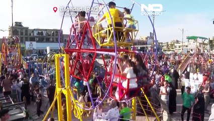 Kinder im Irak feiern Eid al-Fitr