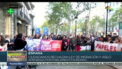 Ciudadanos rechazan el pacto migratorio en España