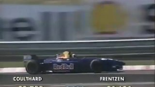 F1 – Heinz-Harald Frentzen (Sauber Ford V8) lap in qualifying – Portugal 1995