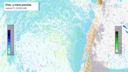 Lluvia será la protagonista en la Región Metropolitana