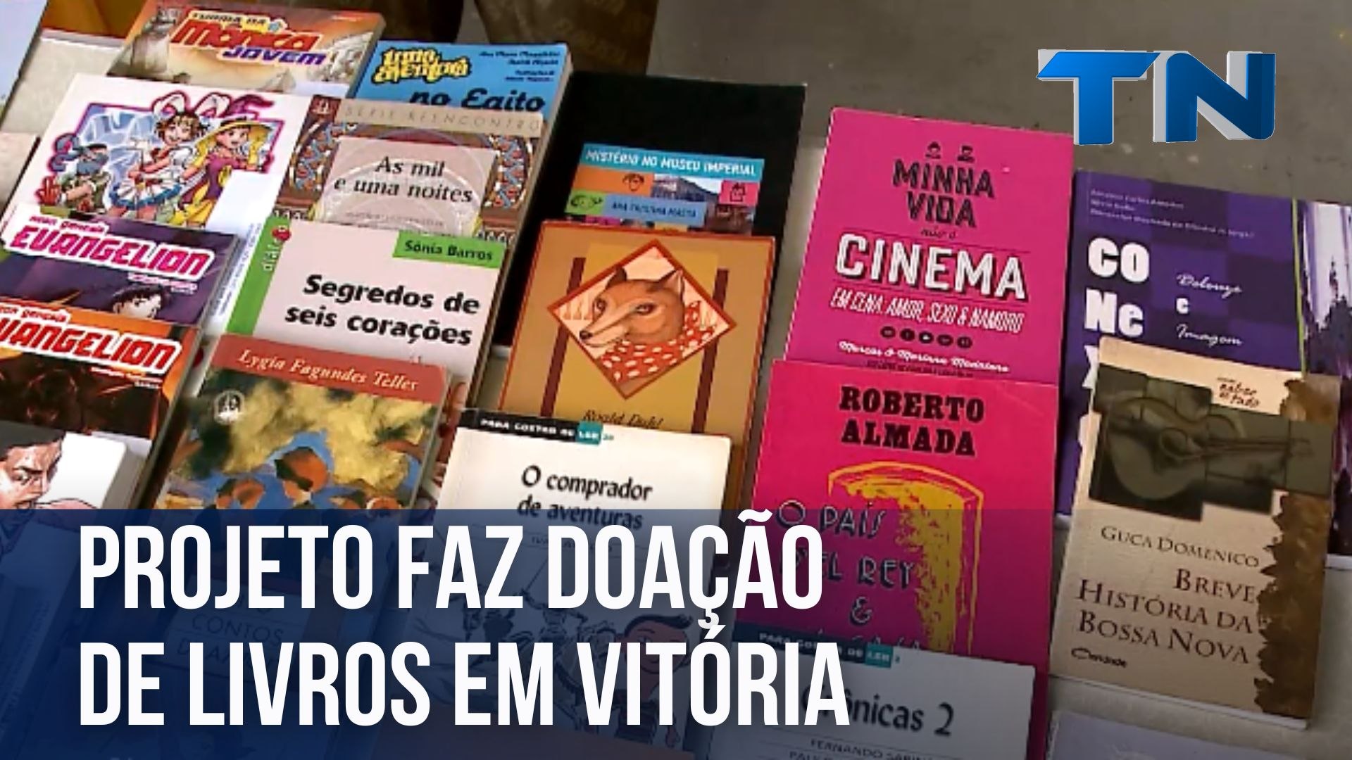 Projeto faz doação de livros em Vitória