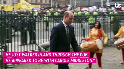 Prince William Reportedly Spotted at Local Pub With Mother-in-Law Carole Middleton.