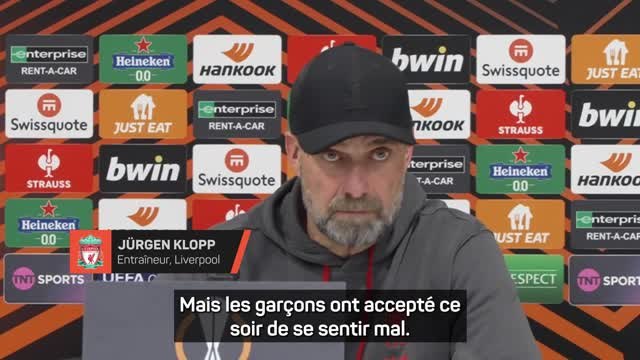 Liverpool - Klopp : “Nous avons joué un mauvais match et nous méritons de perdre”