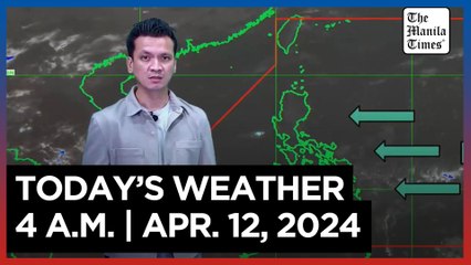 Today's Weather, 4 A.M. | Apr. 12, 2024