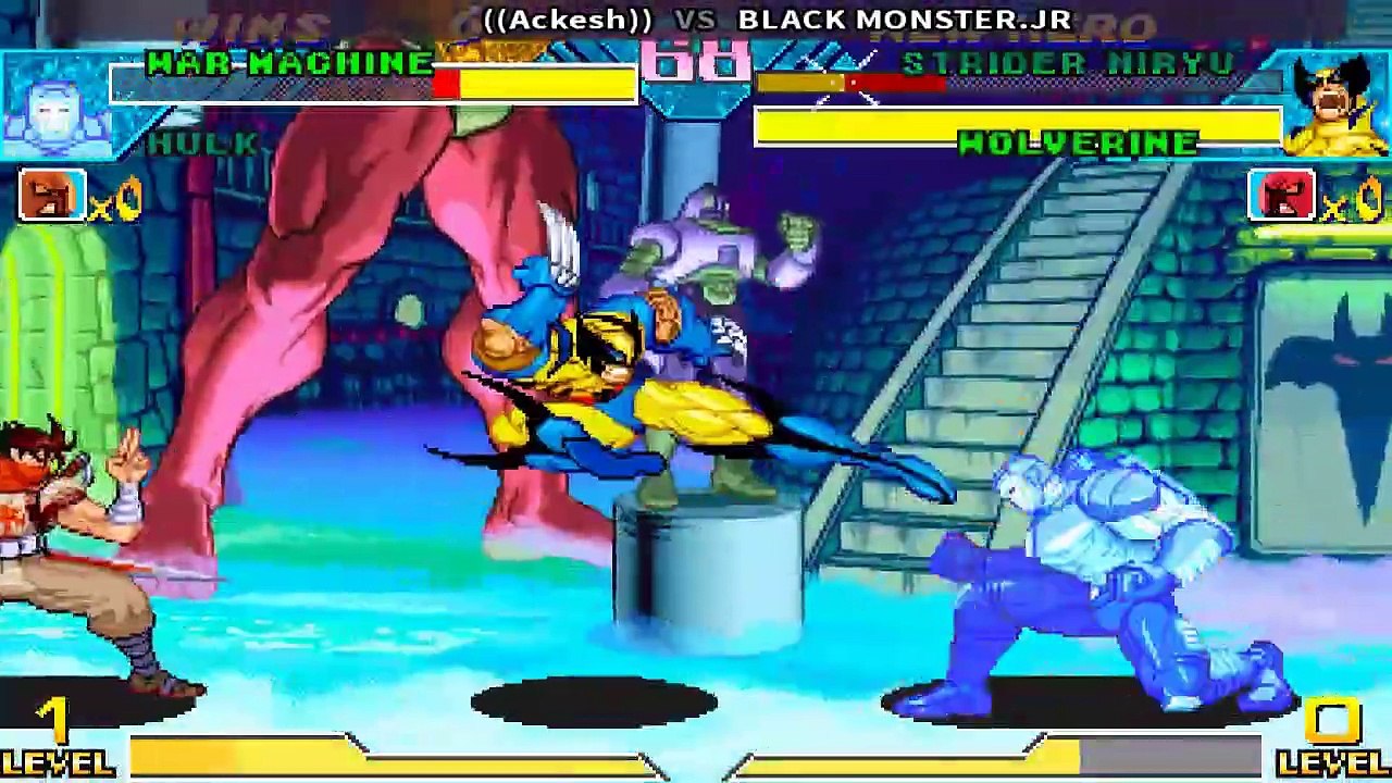 ((Ackesh)) Vs BLACK MONSTER.JR