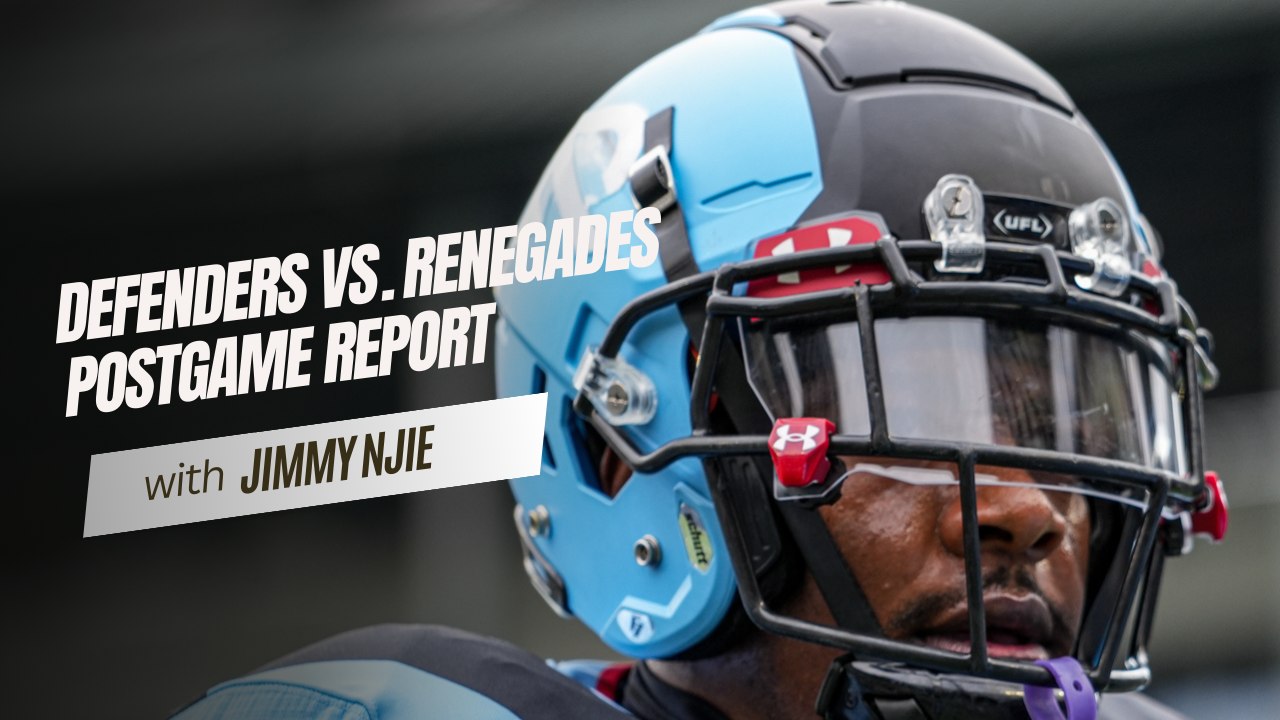 UFL WEEK 3: Arlington Renegades vs. DC Defenders Preview