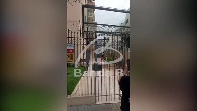 Incêndio em obra de prédio residencial causa fumaça intensa e assusta moradores no Água Verde