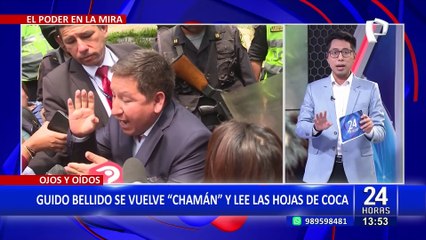 Bellido en modo "chamán": Congresista vaticina aprobación de retiro de AFP mediante hojas de coca