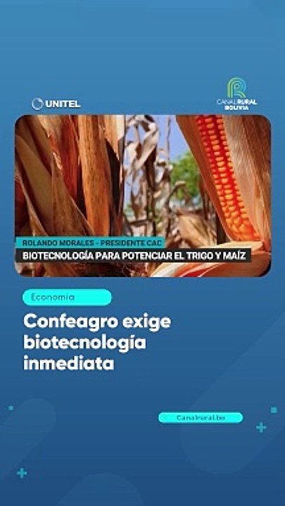 Confeagro exige biotecnología inmediata