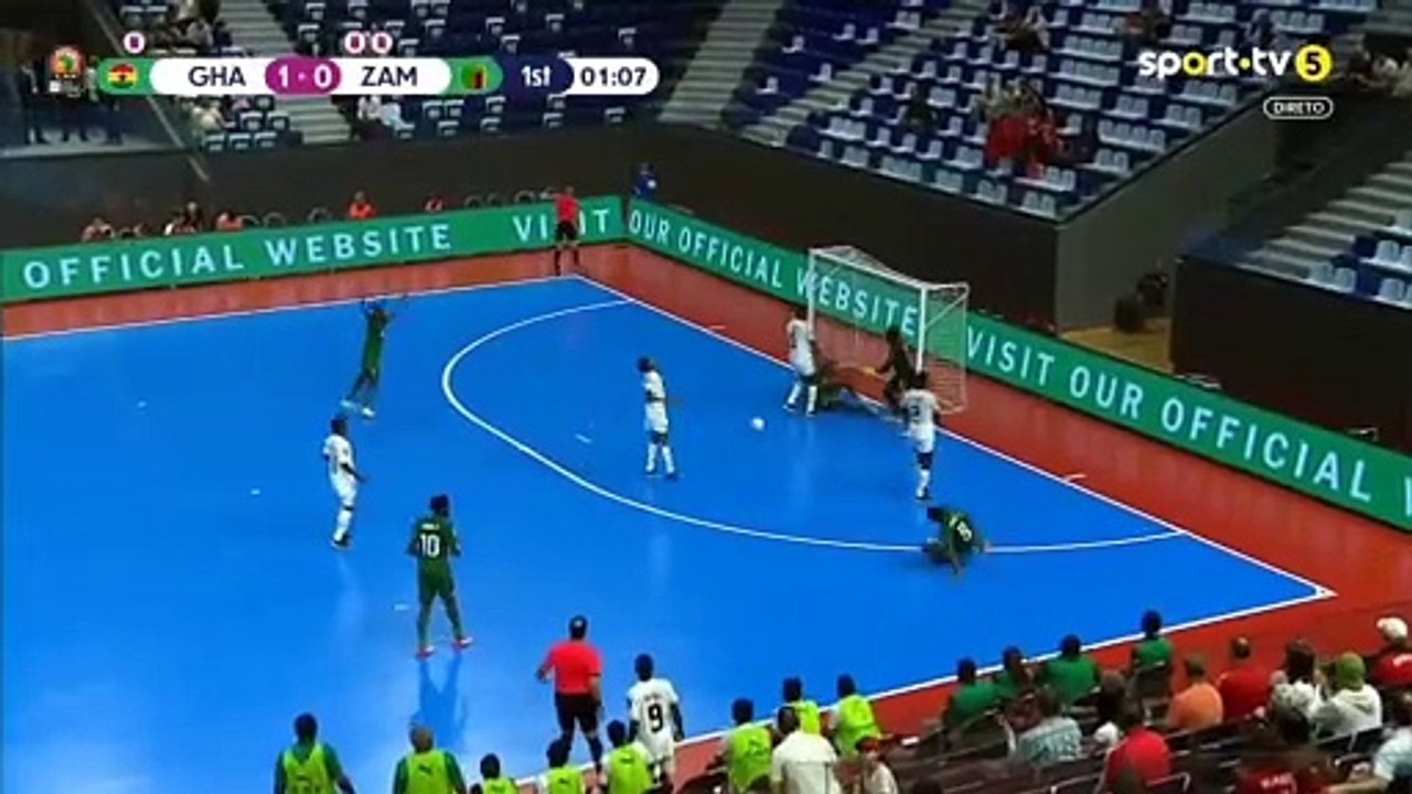 Ghana  2-5  Zambia  - Match Highlight  - African Futsal Cup of Nations