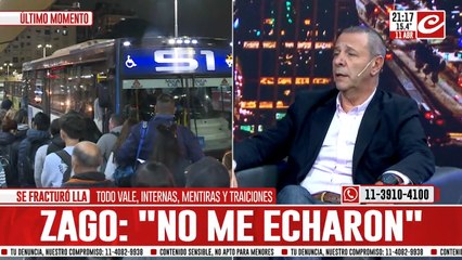 Oscar Zago: "El sábado estuve conformando comisiones con el presidente y el miércoles me pidieron que me alejé"