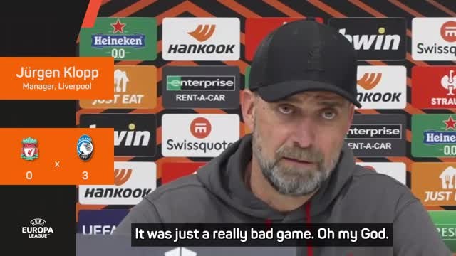 'Liverpool lost the plot' - Klopp bewildered by Atalanta loss