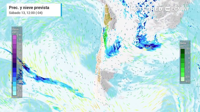 Precipitaciones, tormentas y fuertes vientos se esperan para el centro norte de Chile durante este fin de semana
