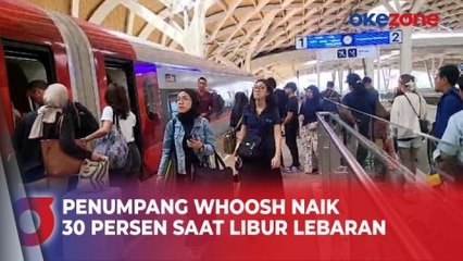 Jumlah Penumpang Whoosh Naik 30 Persen di Libur Lebaran 2024