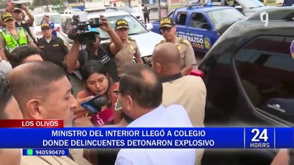 Detonan explosivo en colegio de Los Olivos: institución suspende clases hasta el viernes
