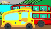 Las ruedas del autobús Canciones infantiles en español Yleekids