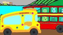Las ruedas del autobús Die Räder vom Bus Bilingual Mix Español Alemán Yleekids