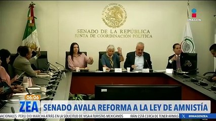 El Senado avala reforma a la Ley de Amnistía