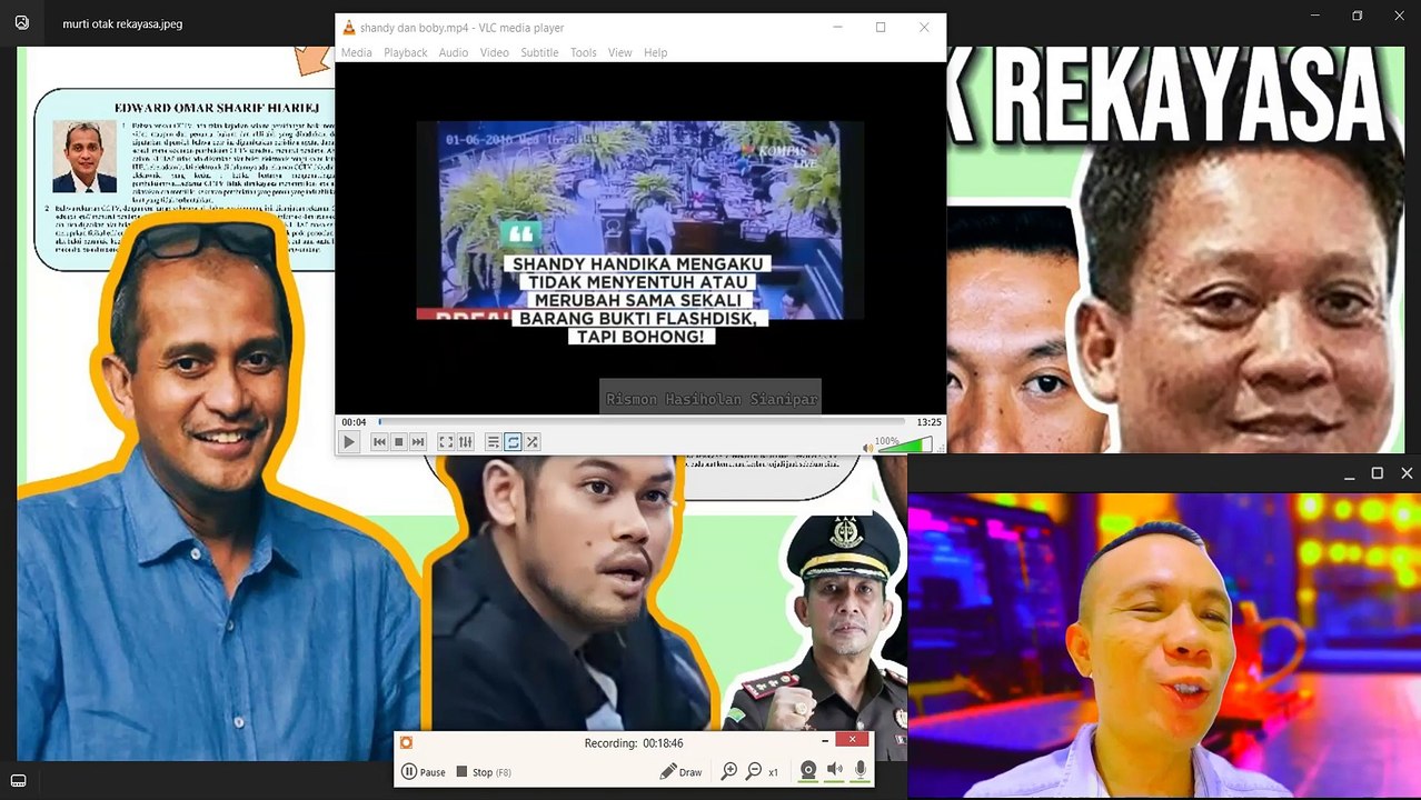 KRISHNA MURTI: OTAK REKAYASA CCTV GUNAKAN ALHI HUKUM EDWARD OMAR SHARIF HIARIEJ LANCARKAN REKAYASA