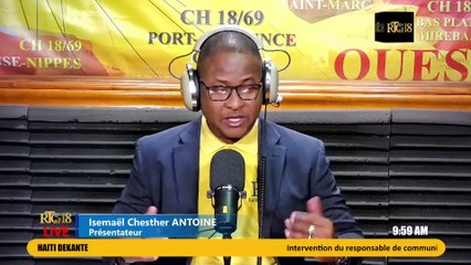 DEKANTE|Ing.Agr.Jean Emilson Joseph,Responsable de Communication