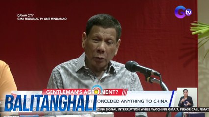Duterte Denies Conceding to China in 'Gentleman's Agreement' 🇨🇳