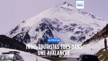Autriche : trois touristes sont morts dans une avalanche