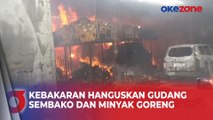 Kebakaran Hanguskan Gudang Sembako dan Minyak Goreng di Gowa, Sulawesi Selatan