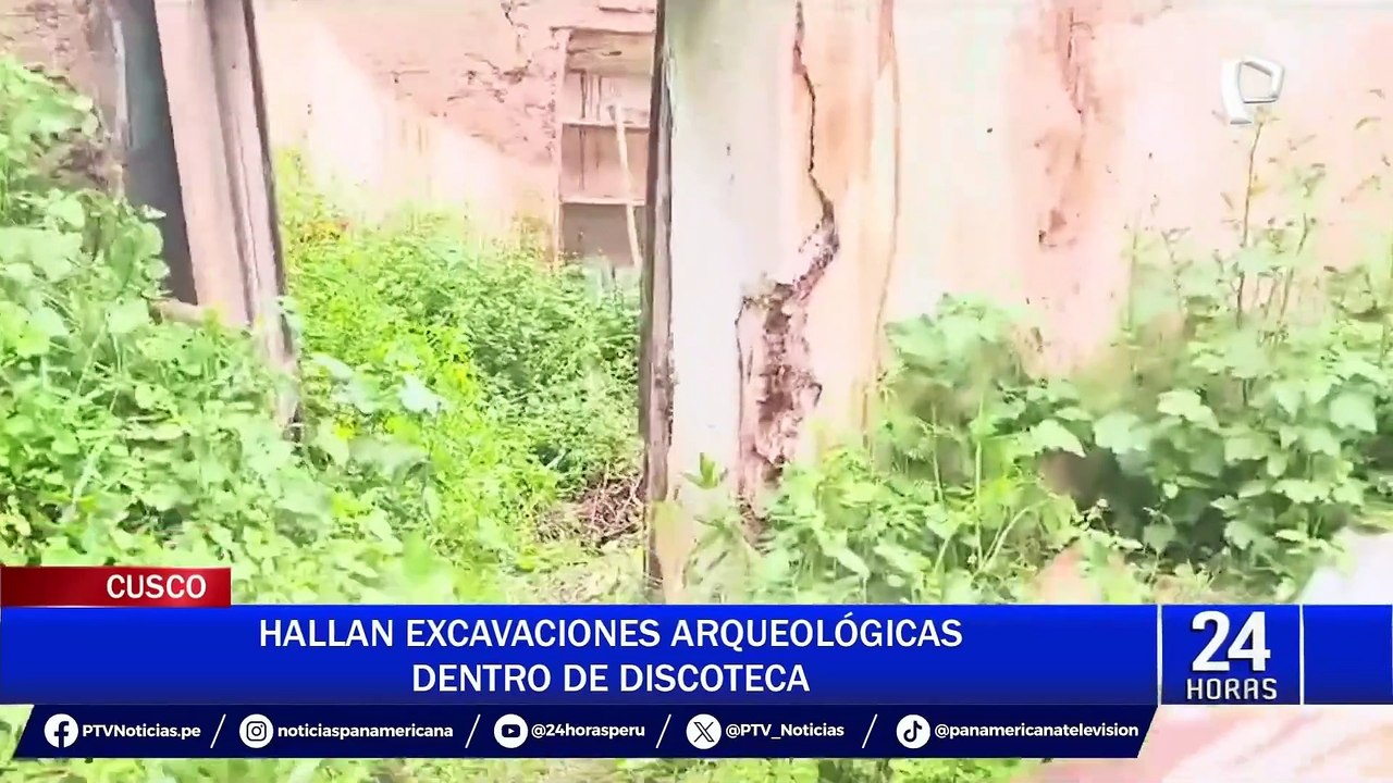Cusco: descubren excavaciones clandestinas dentro de discoteca en zona arqueológica