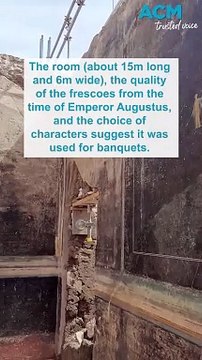 Incredible Trojan War decorations uncovered at Pompeii, Italy