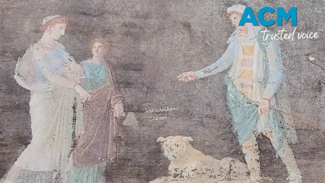 Incredible Trojan War decorations uncovered at Pompeii, Italy