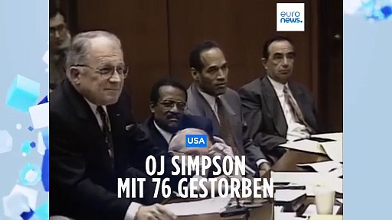 OJ Simpson stirbt mit 76 Jahren - nach Jahrzehnten im Schatten des Mordes an seiner Frau