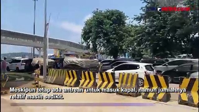 H+2 Lebaran, Arus Balik di Pelabuhan Bakauheni Masih Lengang