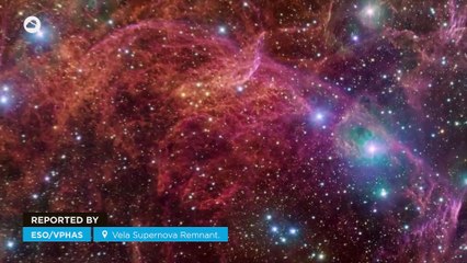 Spectacular images of remnants of a dead star