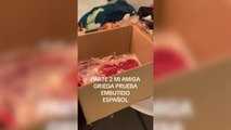 La reacción de una griega de Erasmus al probar el chorizo por primera vez