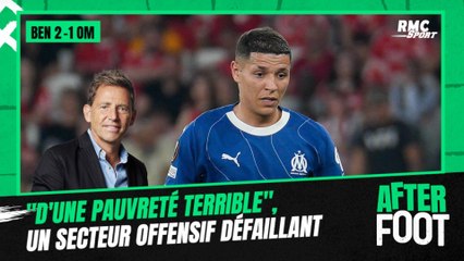 Benfica 2-1 OM : "Devant, l'OM est d'une pauvreté terrible", souligne Riolo