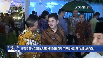 Ketika Ketua Timses Ganjar dan Prabowo Hadiri Open House Kubu Lawan