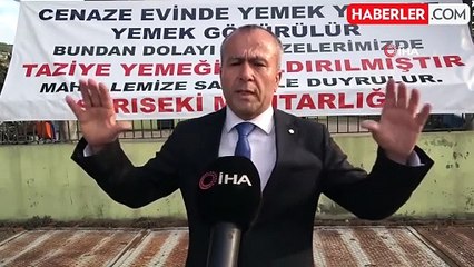 Yeni muhtardan afişli uyarı